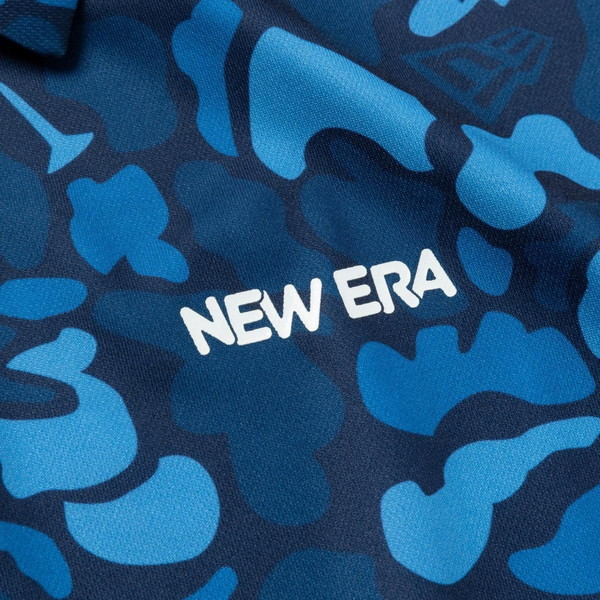ニューエラ（NEW ERA） ゴルフ 半袖 テック ポロシャツ Duck Hunter Camo -with Golf Ground- ネイビー 14109026の通販は