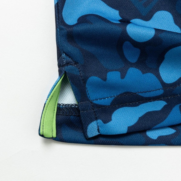 ニューエラ（NEW ERA） ゴルフ 半袖 テック ポロシャツ Duck Hunter Camo -with Golf Ground- ネイビー 14109026の通販は