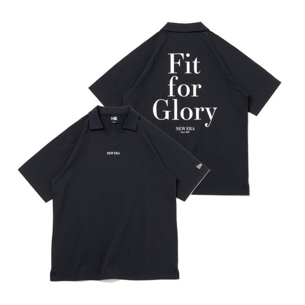 ニューエラ(NEW ERA) ゴルフ 半袖 シアサッカー ポロシャツ Skipper Polo ネイビー 14109032の通販は