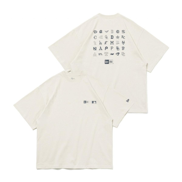 ニューエラ（NEW ERA） 半袖 オーバーサイズド コットン Tシャツ MLB Apparel クーパーズタウン ストーン 14121864の通販は 5,170円