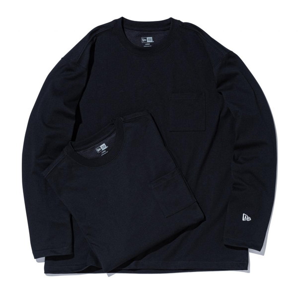 NEWERA  ニューエラ 2-Pack 長袖 パフォーマンス Tシャツ ブラック 14476603