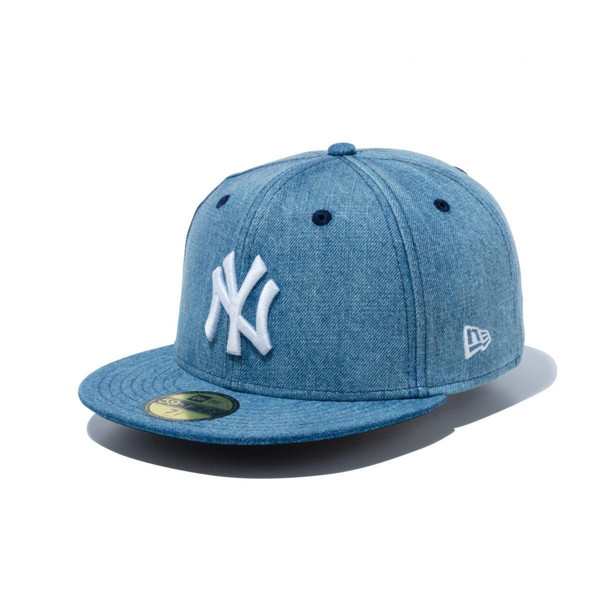 ニューエラ NEW ERA 59FIFTY ニューヨーク・ヤンキース ウォッシュドデニム ホワイト 14525199 キャップ 帽子の通販は