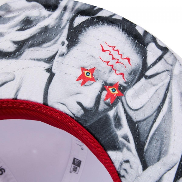 NEWERA  ニュー内鰓 NEW ERA 9FIFTY TARO OKAMOTO 岡本太郎 継ぎ切れ 白いこと 14683772 鳥打ち帽 かぶり笠