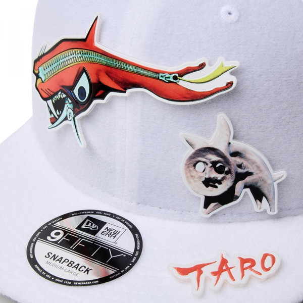NEWERA  ニュー内鰓 NEW ERA 9FIFTY TARO OKAMOTO 岡本太郎 継ぎ切れ 白いこと 14683772 鳥打ち帽 かぶり笠