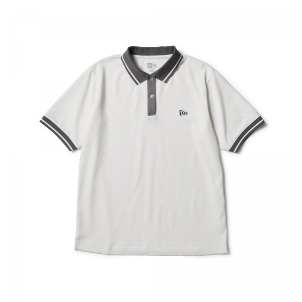 NEWERA  ニューエラ NEW ERA Women’s 半袖 ポロシャツ ストライプカラー ホワイト ゴルフ 14859855 レディース
