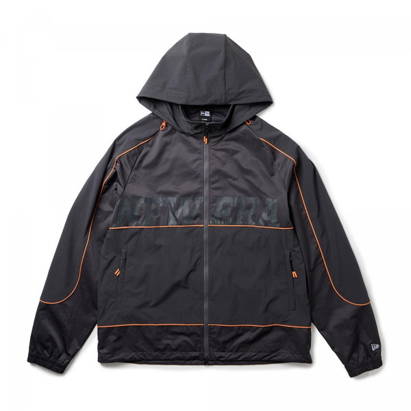 NEWERA  ニューエラ NEW ERA ウィンドジャケット パイピング チャコールグレー ゴルフ 14859898
