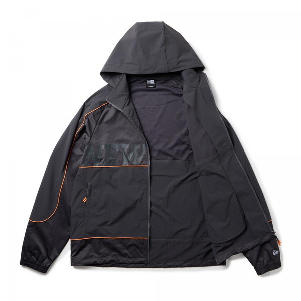 NEWERA  ニューエラ NEW ERA ウィンドジャケット パイピング チャコールグレー ゴルフ 14859898_1