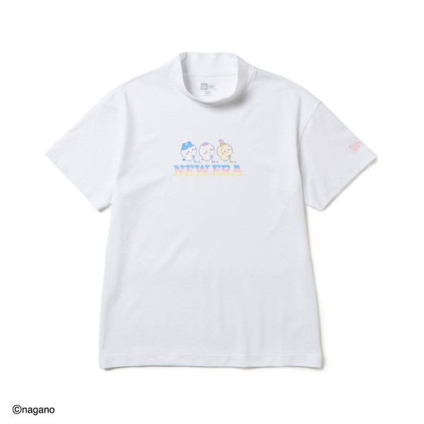 NEWERA  ニューエラ Womens 半袖 ミッドネック Tシャツ 鹿の子 ちいかわ・ハチワレ・うさぎ ホワイト | ゴルフ 14864557