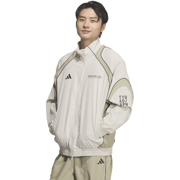 adidas アディダス BRAND LOVE ルーズフィット ともし火 ウーブン 上衣 ウインドシャツメンズ NEC14-KF1335