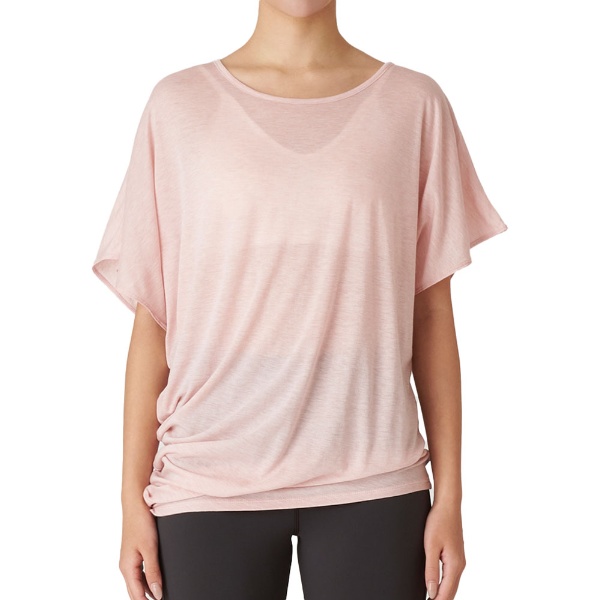 Real Stone リアルストーン アシンメトリー トップ RF-C016TS ウェルネス 半袖Tシャツ RFC016TS-PI