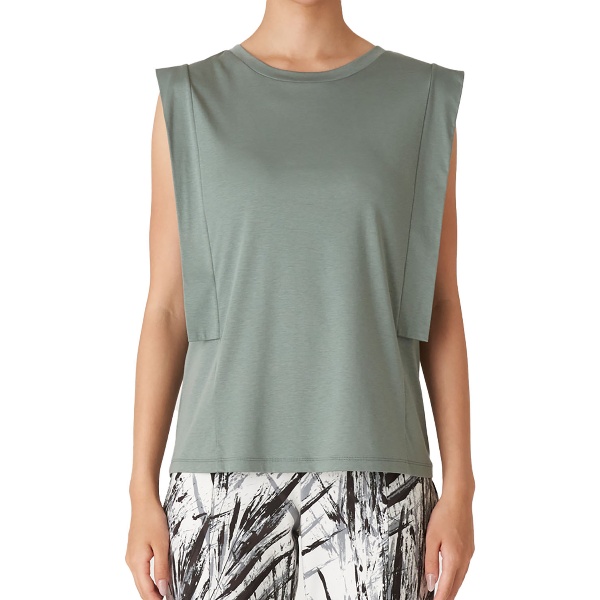 Real Stone リアルストーン スリーブレストップ ウェルネス ノースリーブ・タンクトップ RFC019TT-DSG