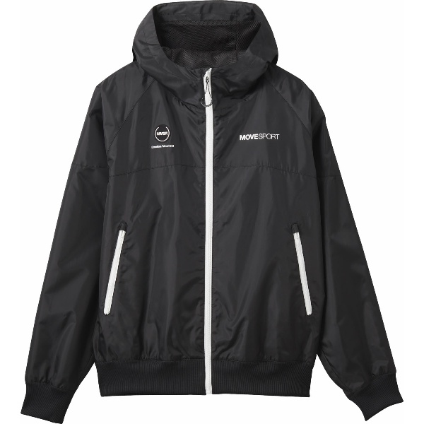 DESCENTE デサント ムーブスポーツ 裏メッシュ バイカラー ウィンドブレーカー フーディー ウインドジャケット ST4FWB30M-BK00の通販は