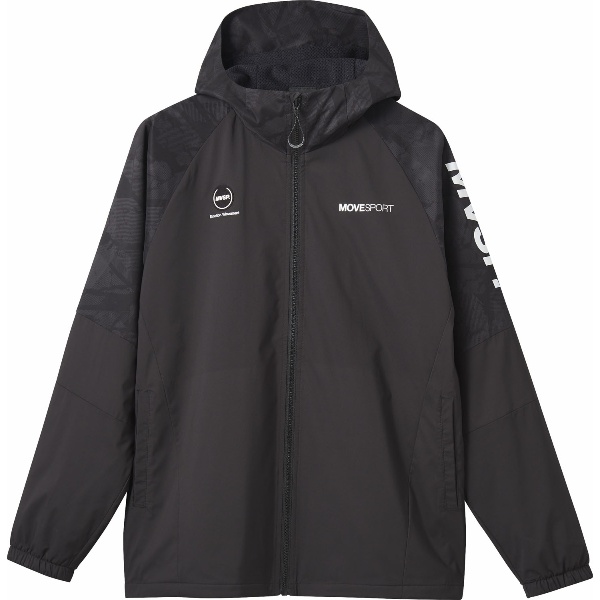 デサント DESCENTE ムーブスポーツ HEATNAVI TOUGH 総柄フルジップフーディー マルチスポーツ WUPニットジャケット ST4FWB31M-BKBK