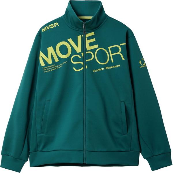 DESCENTE デサント ムーブスポーツ ACTIVE SUITS 鹿の子ジャージ ジャケット マルチスポーツ トレーニングシャツメンズ ST5FJG10M-GR00