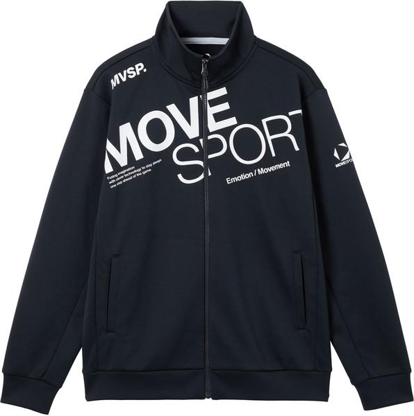 DESCENTE デサント ムーブスポーツ ACTIVE SUITS 鹿の子ジャージ ジャケット マルチスポーツ トレーニングシャツメンズ ST5FJG10M-NV00