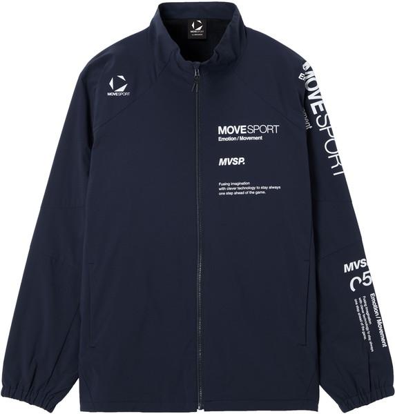 DESCENTE デサント ムーブスポーツ ブラッシュドスタンドジャケット マルチスポーツ ウインドシャツメンズ ST5FWB31M-NV00