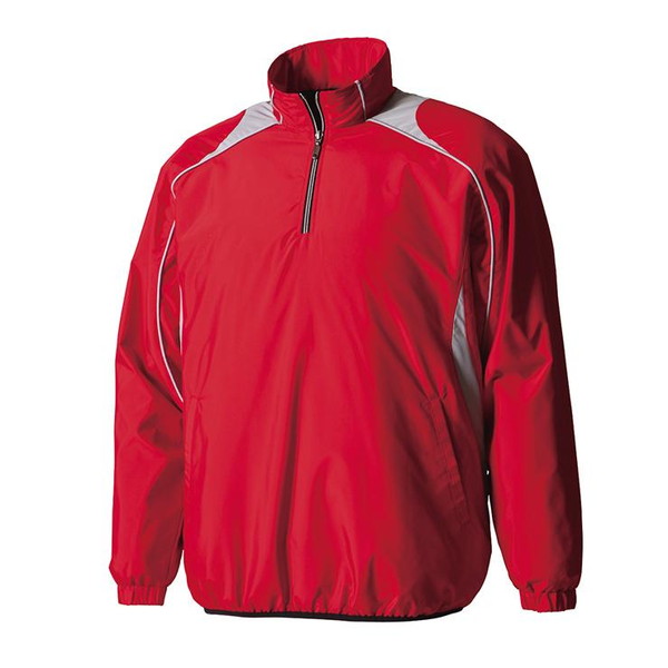 DESCENT デサント プルオーバーコート STD-425B-RED 野球の通販は