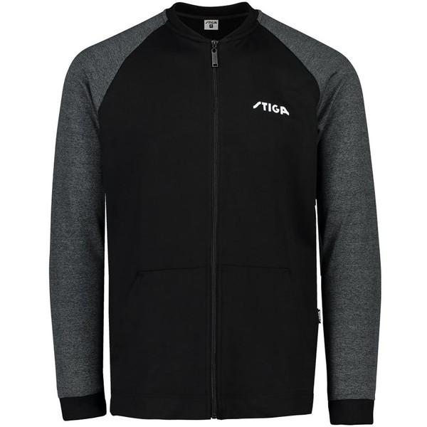 STIGA スティガ メンバージャケット ブラック×グレー 1861-2412 卓球 18612412