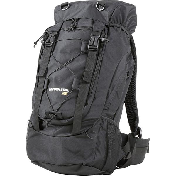 CAPTAIN STAG キャプテンスタッグ FEEL BOSCO トレッキングザック ブラック 35L リュックサック バッグ UM2320