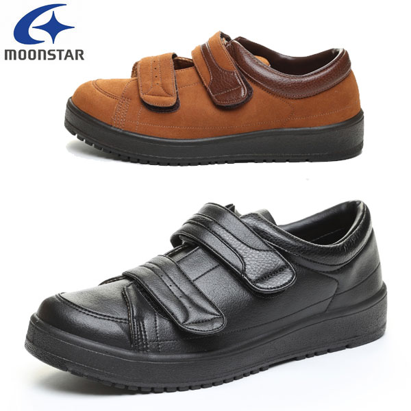 ムーンスター moonstar メンズ リハビリ 介護靴 Vステップ04 両足同サイズ 11411886 装具対応シューズ MS シューズ VSTEP04の通販は 8,889円