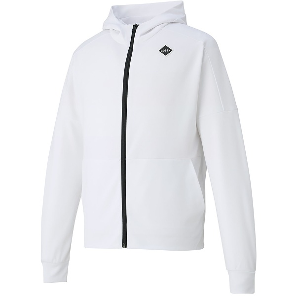 GOSEN ゴーセン 裏起毛ストレッチパーカー ホワイト L テニス WUPニットジャケット W2342-30の通販は 8,246円