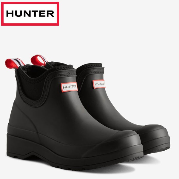 ハンター HUNTER womens play chelsea neoprene boot WFS3020RMA-BLK レディース プレイ ネオプレン チェルシー ブーツ