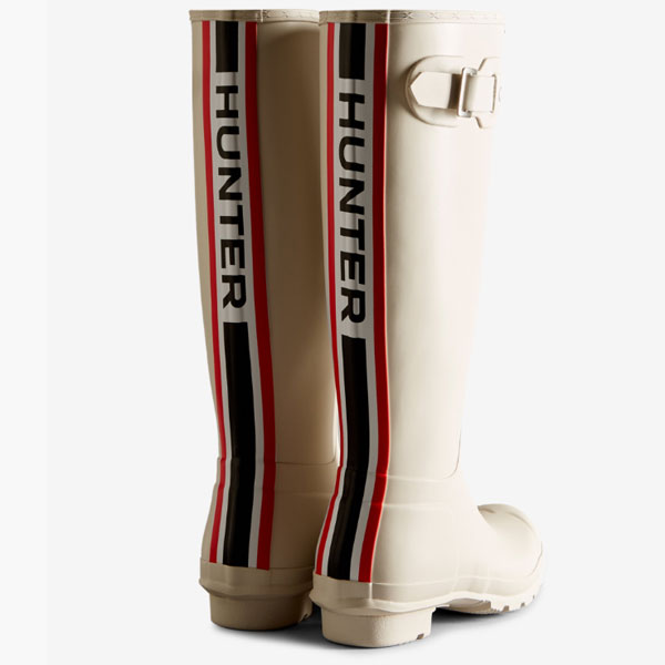 半額以下！HUNTER ロング レインブーツ トリコロール ロゴブーツ 半額以下！HUNTER ロング レインブーツ トリコロール ロゴブーツ 楽天