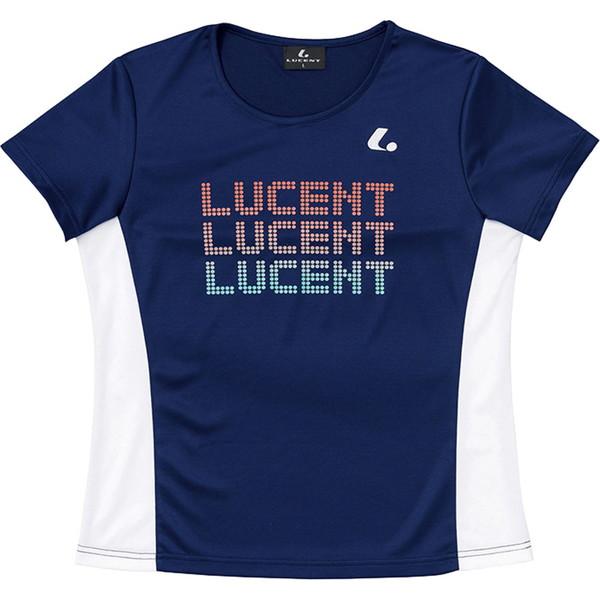 LUCENT ルーセント Ladies Tシャツ ネイビー テニス Tシャツ XLH2336 レディース 半袖の通販は