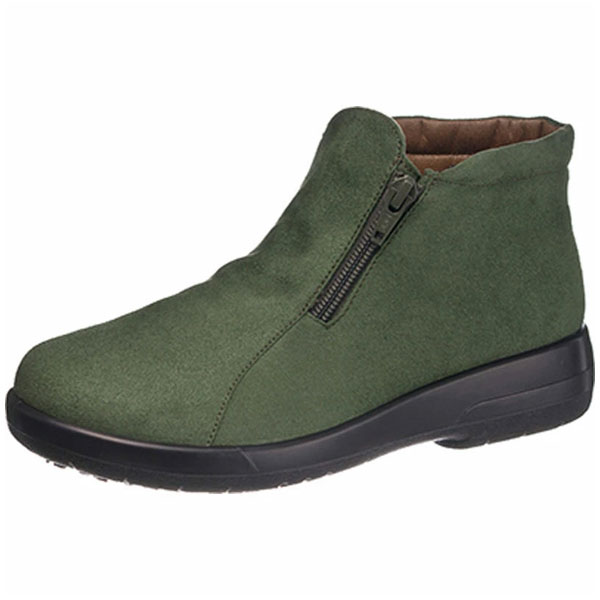 アサヒシューズ ASAHI トップドライ TDY3912 オリーブ スエード調 シューズ レディース AF39124