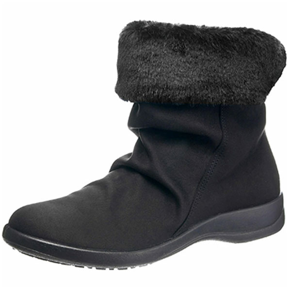 アサヒシューズ ASAHI トップドライ TDY3998 ブラックスエード ブーツ シューズ レディース AF39981