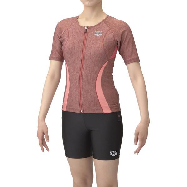 ARENA アリーナ フィットネスセパレーツ カバーバック・ミドルレッグ・差し込みパッド 水泳 水着レディースフィットネス AS5SWF43L-OROR