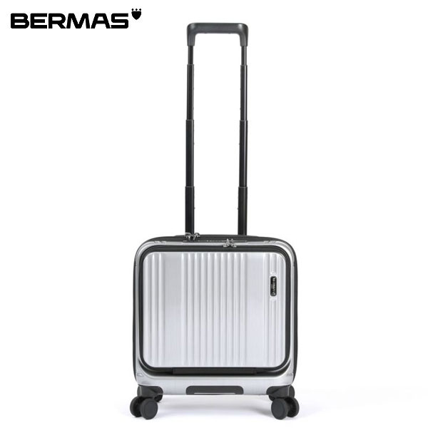 BERMAS バーマス INTER CITY フロントオープン スクエア4輪39c リニューアルモデル 33L スーツケース キャリーバッグ 出張 旅行 ビジネス 6052322「RS2503+」