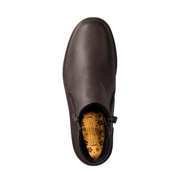 アキレス ACHILLES アキレス・ソルボ C 577 レディース シューズ ブーツ ショートブーツ 撥水 牛革 レザー 靴 AWC5770-CF 茶 アキレス ACHILLES アキレス・ソルボ C 577 レディース シューズ