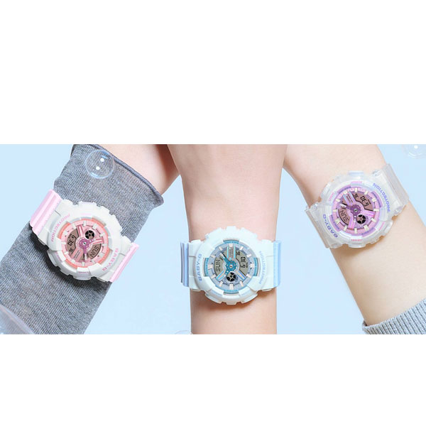 カシオ CASIO 腕時計 G-SHOCK WOMEN BA-110PD-2AJF 時計 衝撃 防水 海外 パステル 腕時計 ビジネス カジュアル_2