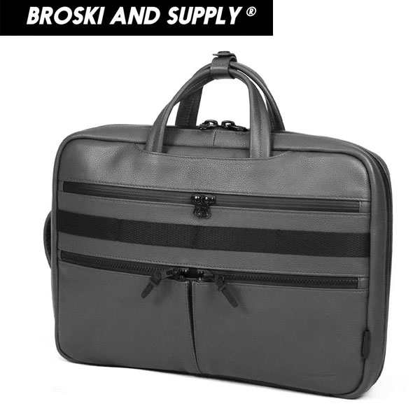 BROSKI AND SUPPLY ブロスキーアンドサプライ BBOM-1025-CHARCOAL JIG2 トートバッグの通販は