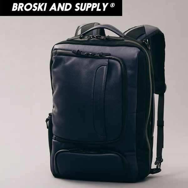BROSKI AND SUPPLY ブロスキーアンドサプライ BBOM-917-NAVY Labor mini バックパック
