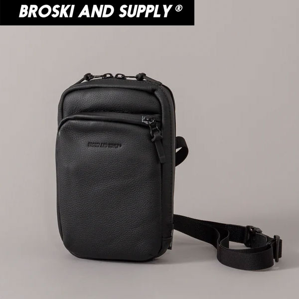 BROSKI AND SUPPLY ブロスキーアンドサプライ BBOM-B1220-BLACK TUBE ショルダーバッグ 10,780円
