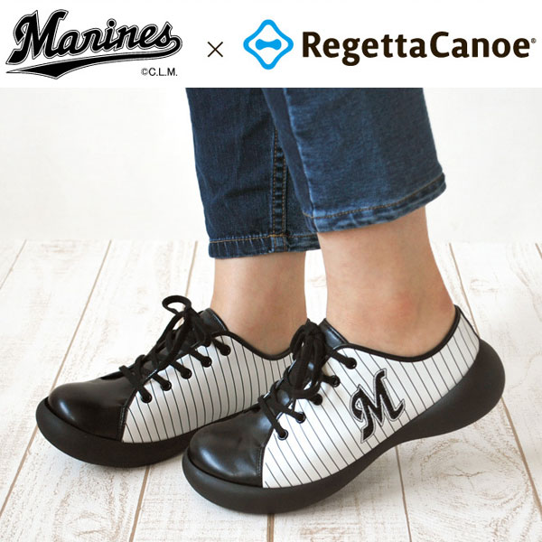 Re:getA リゲッタ 千葉ロッテマリーンズ プロ野球コラボ スニーカー リゲッタカヌー メンズ レディース 応援グッズ BCFS6901LM-BCFS6801LMの通販は 7,980円