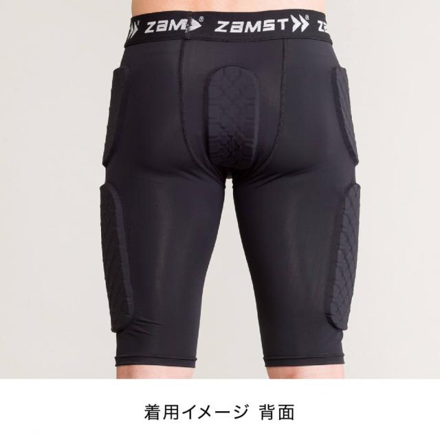 ザムスト ZAMST ブレイブパッドショーツ 衝撃吸収 スポーツ バスケット 388901 388902 388903 388904_7