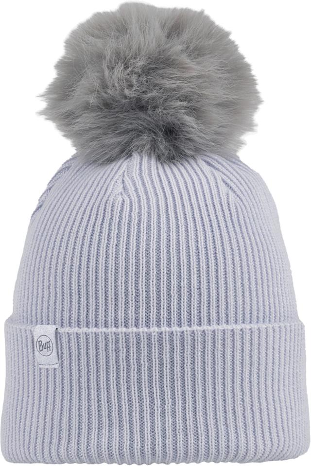 Buff バフ KNITTED BEANIE KESHA CRYSTAL GREY アウトドア 帽子 ニット帽 ニット カフビーニー フェイクファーユニセックス 590312