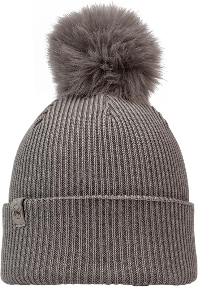 Buff バフ KNITTED BEANIE KESHA COBBLESTONE アウトドア 帽子 ニット帽 ニット カフビーニー フェイクファーユニセックス 590329