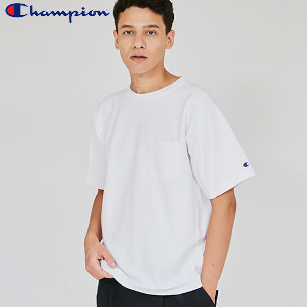 Champion チャンピオン リバースウィーブ ショートスリーブ ポケットT 