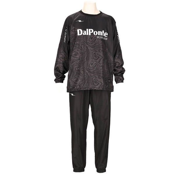 ダウポンチ DALPONTE 昇華ピステシャツ上下セット DPZ0419-BLACK フットサル サッカーの通販は
