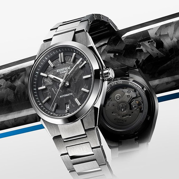 カシオ CASIO ウオッチ フォージドカーボン AUTOMATIC EFK-100YCD-1AJF