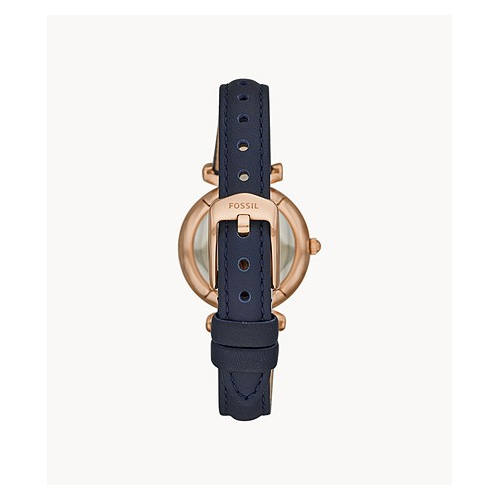 フォッシル FOSSIL 腕時計 CARLIE MINI 三針 ネイビー レザーウォッチ ES4502 レディース 正規品_2