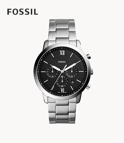 フォッシル FOSSIL 腕時計 NEUTRA クロノグラフ ステンレススチーウォッチ FS5384 メンズ アナログ 正規品