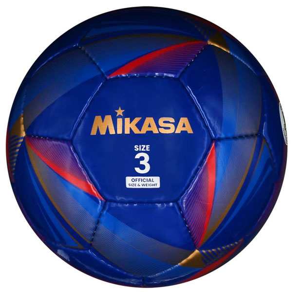 ミカサ MIKASA サッカーボール 3号球 FT328D-NB 紺 手縫いの通販