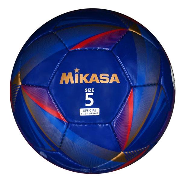 ミカサ MIKASA 手縫いサッカーボール 検定球5号 FT528D-NB 紺の通販は
