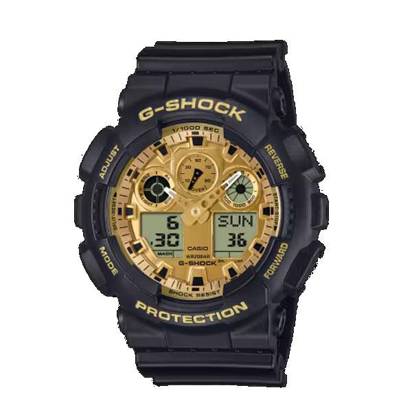 カシオ CASIO 腕時計 G-SHOCK GA-100GGB-1A9JF 時計 衝撃 防水 ライト 腕時計 ミラー ビジネス カジュアル