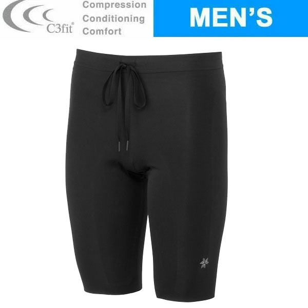 C3fit シースリーフィット コンプレッション サポート ハーフタイツ メンズ GC06166